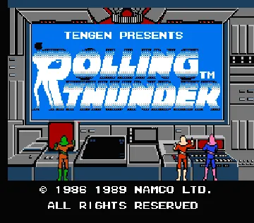 Rolling Thunder (USA) (Unl) screen shot title